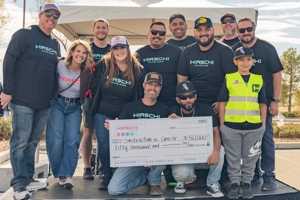 This is Hirschi Helping Hands, a charity movement created to help those in need. Made by Hirschi Co., in Las Vegas, Nevada